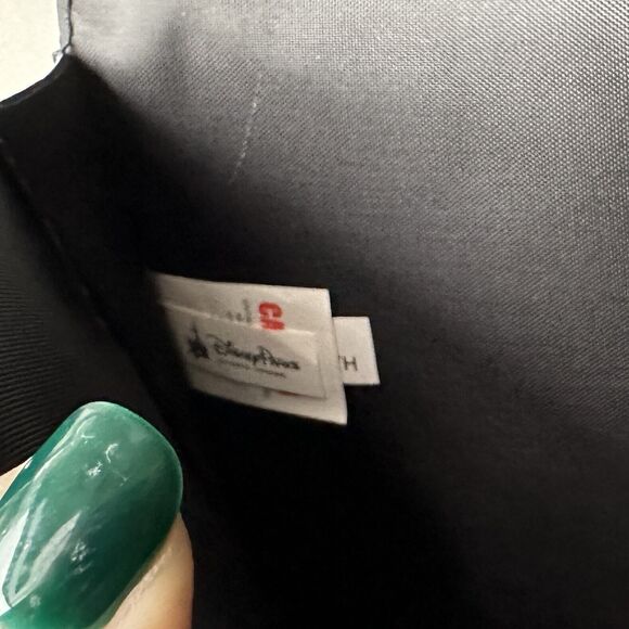 Disney Parks Black Mickey Alligator Croc Embossed Tablet Ipad Case Clutch - Picture 6 of 6